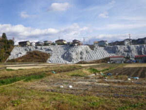 平成24年度 安居山上ノ原急傾斜地崩壊対策【地域交付金】工事（法面工）（その2）