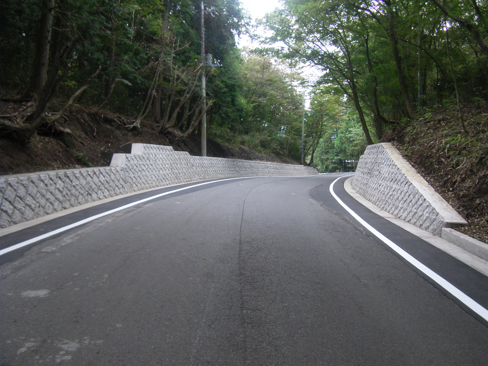 平成26年度 富士宮鳴沢線県単道路改築工事（道路拡幅工）